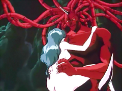 Hentai girl with bigtits hot red monster fucked