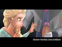 Frozen Hentai - Elsa'_s wet dream
