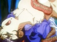 Hentai girl fucked by tentacles