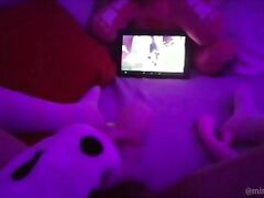 Amateur kawaii Japanese girl masturb with pocket pussy watching lesbian Hentai teen orgasm uncensore